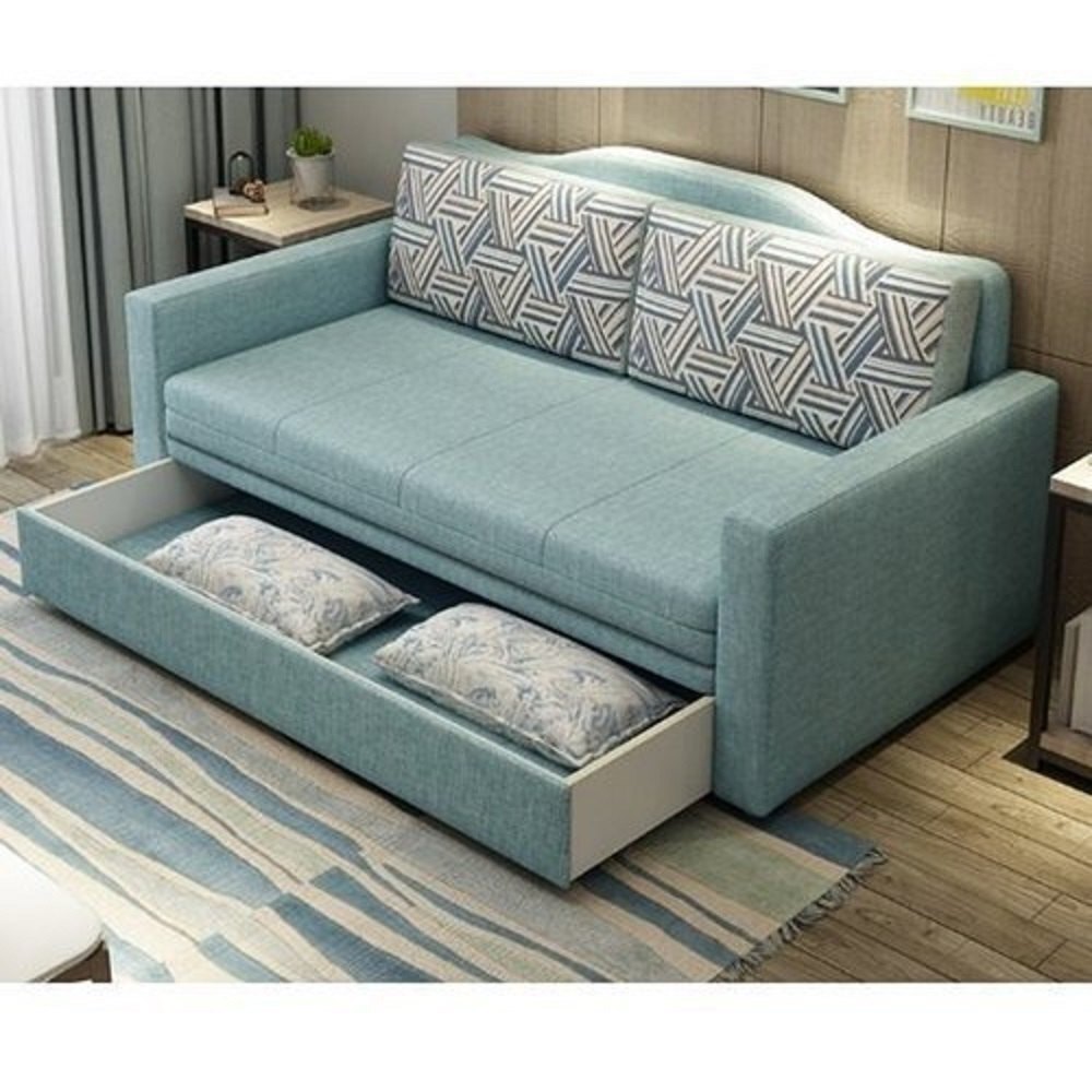 Designer Sofa Cum Bed - Artwork: Machine Made