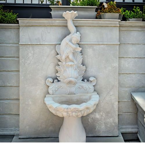 marble wall water fountain