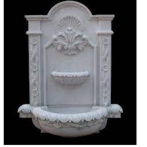 marble wall water fountain