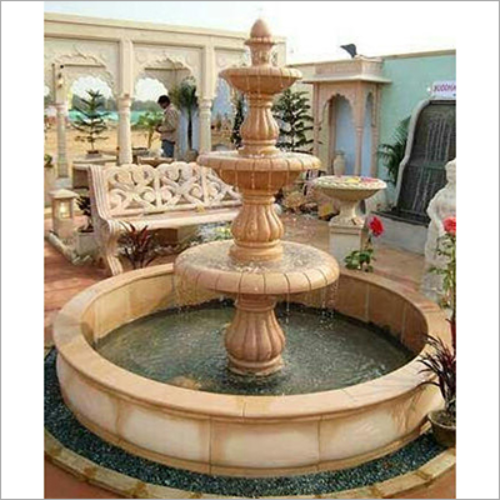Brown Sandstone Water Fountain