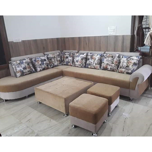 L Shape Sofa Set - Artwork: Handmade
