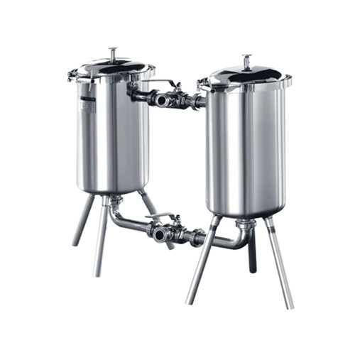 Duplex Filter Bag Basket Strainer - Color: Silver