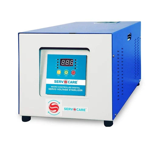 3 Kva Single Phase Servocare Servo Stabilizer - Dimension (L*W*H): 35 X 35 X 57 Cm Centimeter (Cm)