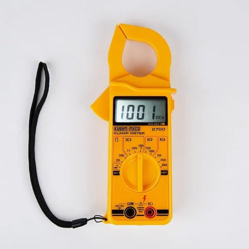 Km 2700 Kusam Meco Digital Clamp Meter - Color: Yellow
