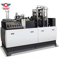Disposable Glass Making Machine - Mild Steel, 5000 Pcs/hr Capacity, White Color, 220-440 Volt, Automatic Operation, 1 Year Warranty
