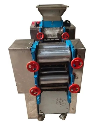 Semi Automatic Paper Plate Making Machine - Color: White