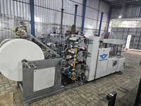 Three Colour Double Embrossing Tissue Napkins Making Machine