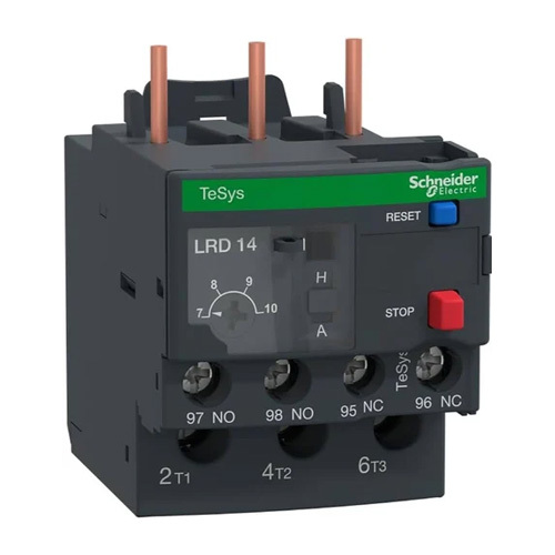 Lrd14 Schneider Overload Relay - Color: Black