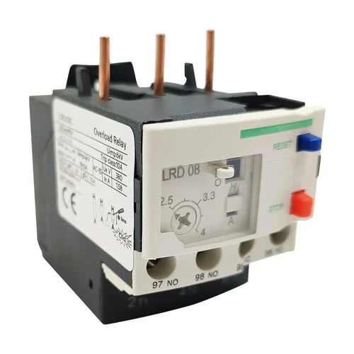 Lrd16 Schneider Overload Relay - Color: Black