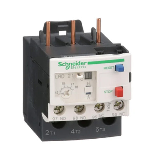 Lrd21 Schneider Overload Relay - Color: Black