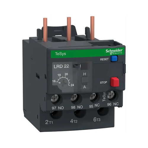 Lrd22 Schneider Overload Relay - Color: Black
