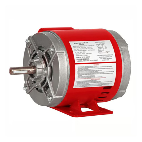 Godrej Single Phase Motor - 220V Voltage, 50Hz Frequency, Red Finish | Durable Industrial Solution, Warranty Included