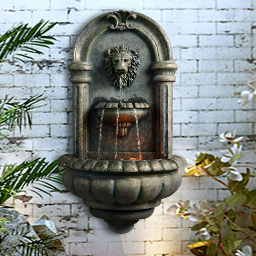 Black Marble Wall Fountain