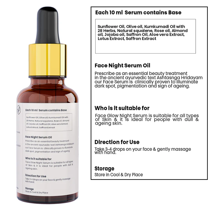 10ml Face Night Glow Serum