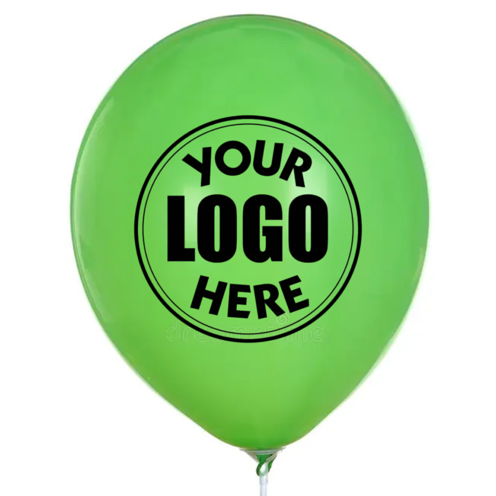 9 Inch Printed Balloon-multicolor with logo (5000 Pcs)