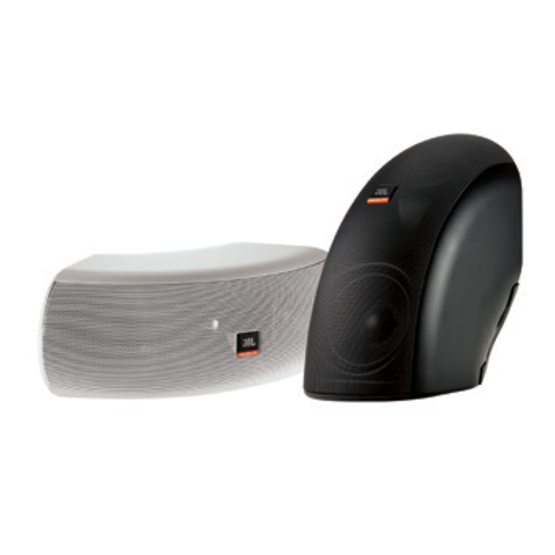 Contemporary Curved Design Loudspeaker - Color: Black