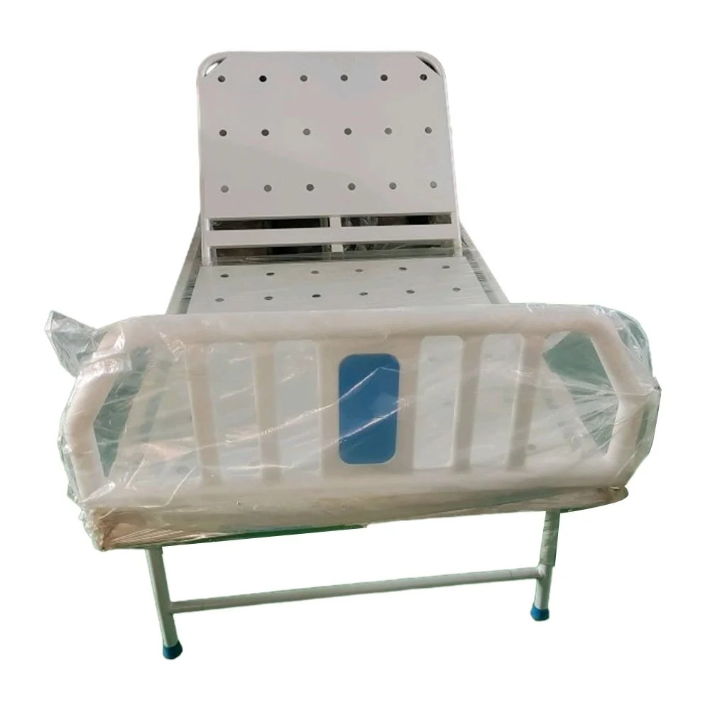 Mild Steel Semi Fowler Bed - Color: White