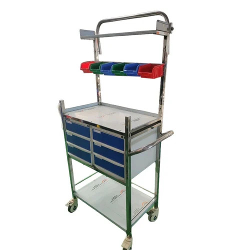 Stainless Steel Crash Cart Trolley