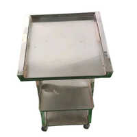 Stainless Steel Hospital Beside Trolley