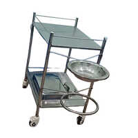 Stainless Steel Hospital Dressing Trolley