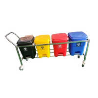Medical Waste Bins Trolley