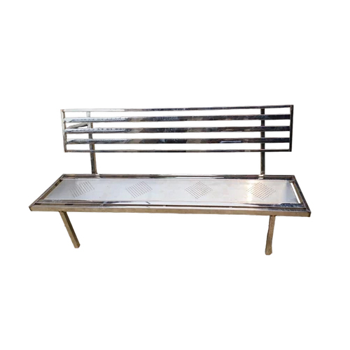 Silver Polished Hospital Waiting Chair