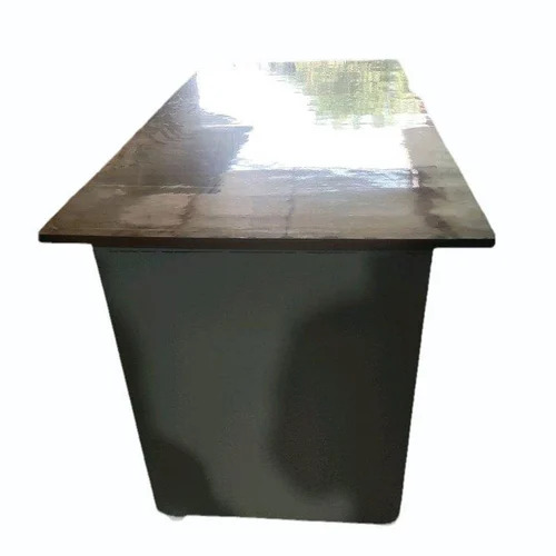 Rectangular Shop Counter Table - Color: White(base)