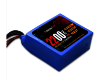 NeuroFLY 11.1V 2200mAh 3S 18650 Li-Ion Battery Pack 2C 3S1P Li-Ion Battery with Male & Female DC Jack and 4 Pin JST Connector