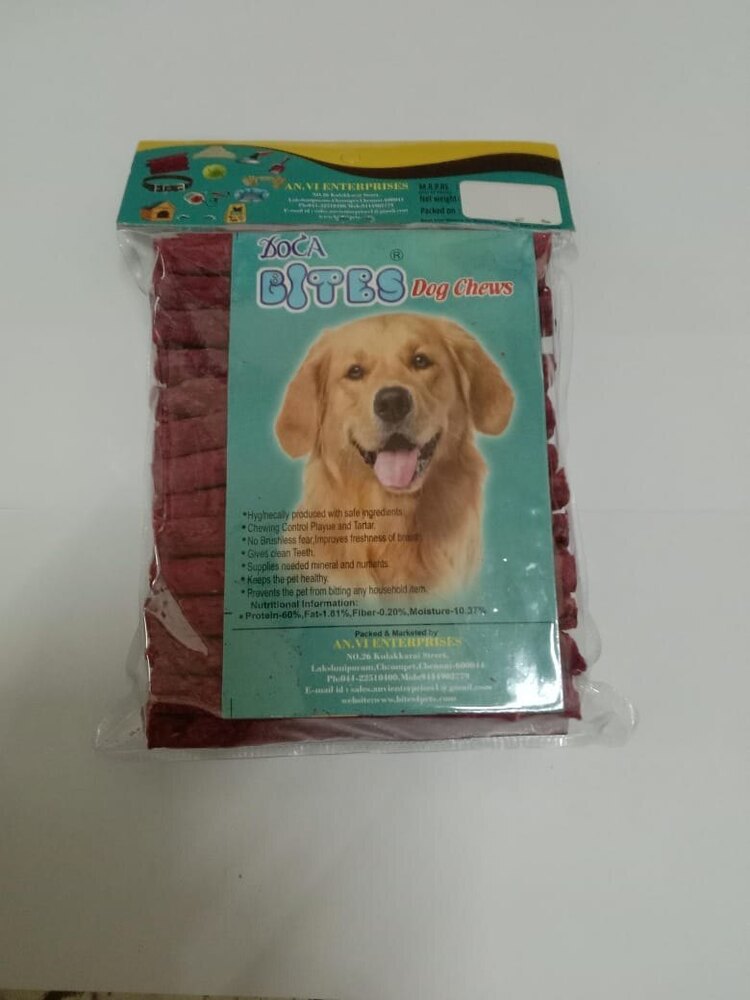 3 Inch Field Horn Chew With Meat Filled