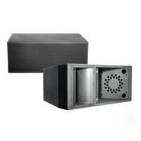 Large Format Variable Line Array Speakers - Color: Black