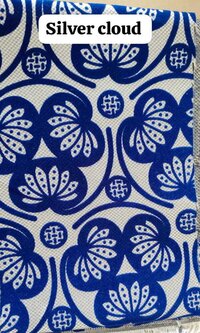 Flock Silver Cloud Fabrics - Application: Garments