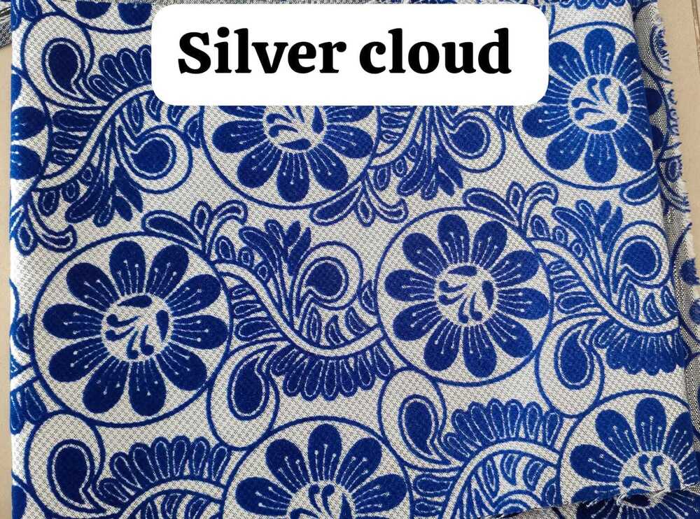 Flock Silver Cloud Fabrics