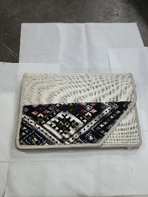 Eco-Friendly Jute T Bag White Colour - Design Type: New Design Eco Friendly