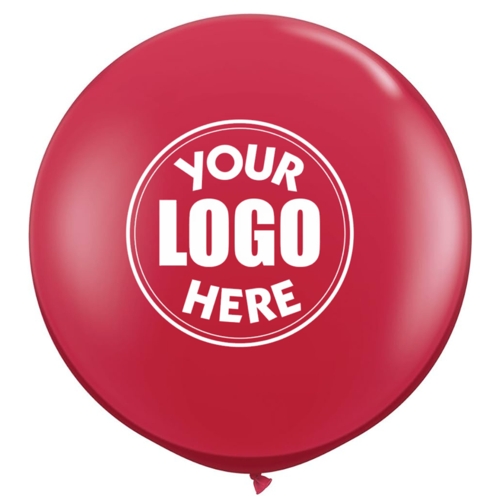 36 Inch Printed Balloon Multicolor with logo(40 Pcs)