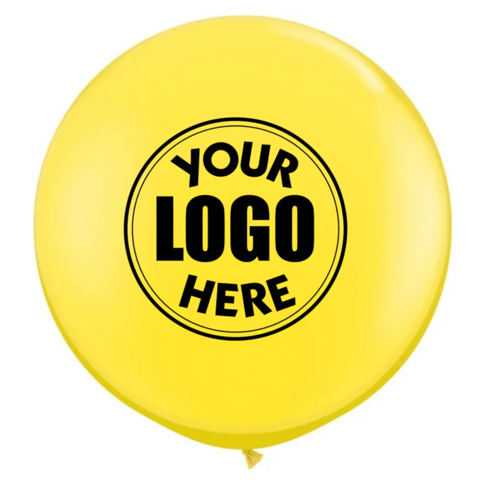 36 Inch Printed Balloon Multicolor with logo(100 Pcs)