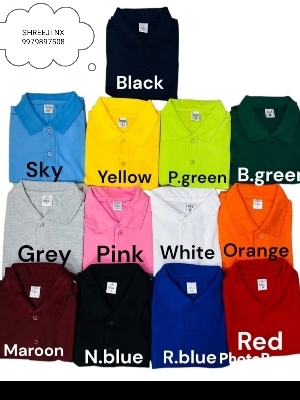 Polo T Shirts - Color: Different Available