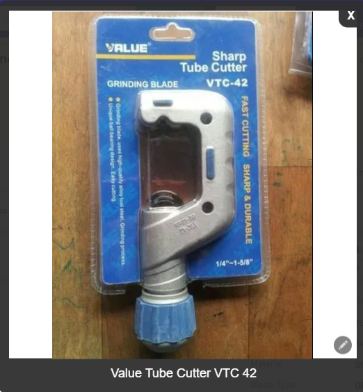 Value Tube Cutter Vtc-42 - Bladeâ Size: 2 Inch