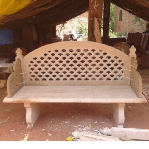 Teakwood Sandstone Bench