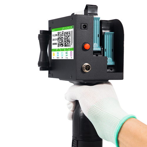 50MM Handheld Inkjet Printer Scienceway - ABS Plastic, Semi-Automatic, Portable Design | Efficient 220-240V Printing for Coding & Labeling