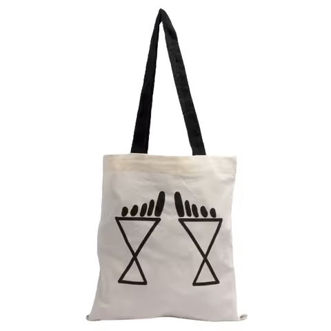 2025 New Recycled Organic Cotton Canvas Tote Grocery Bag Soft Shopping Bag with Logo Printing and Letter Decoration