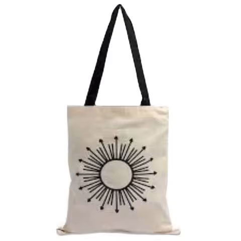 2025 Custom Organic Cotton Canvas Tote Grocery Bag Recycled New Handbag with Logo Printing