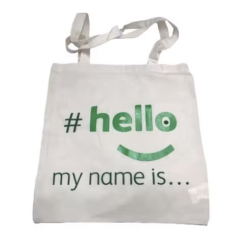 2025 New Recycle Organic Cotton Canvas Tote Grocery Bag with Logo Printing Custom Cotton Bag
