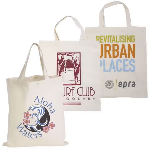 Online Shopping Reusable Colorful Fashion Printed Tote Bag Cotton Canvas Pre Printed Canvas