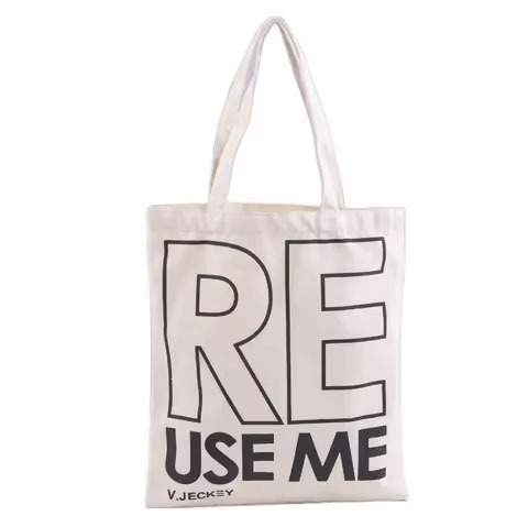 Wholesale Custom Canvas Cotton Tote Bag Standard Size Natural Promotion Shopping Bag with Logo Handbags