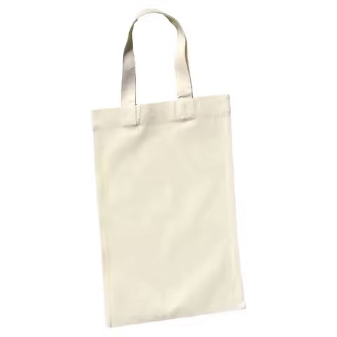 Unisex Eco-Friendly Cotton Shopping Bag with Vintage Fashion Style Straps Canvas Lining Letter Decoration Budget-Friendly Opt
