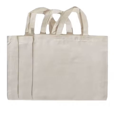 Buy Wholesale 100% Natural Cotton Made Cotton Shopping Bags with Logos Cotton
