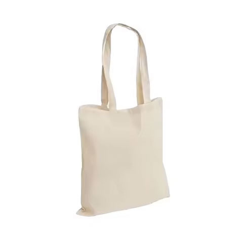 Unisex Customized Canvas Tote Handbag Women's Cotton Shopping Bag with Two Handles Open Closure & Letter Decoration OEM Item Pcs