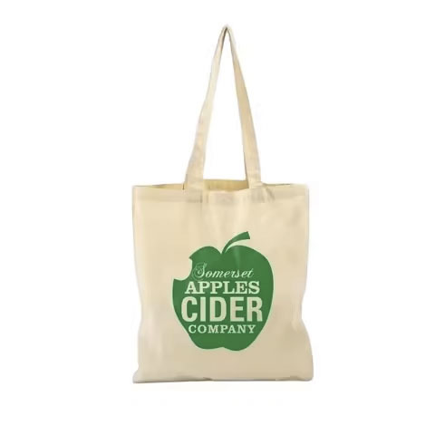 100% Natural Cotton Canvas Tote Bag Reusable Large Capacity Shoulder Shopping Bag of Great Quality