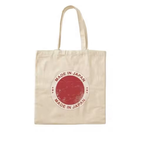 Long Handle Cotton Promotional Shopping Bag Organic Tote Bag Recycle Cotton Canvas Bag Made in India