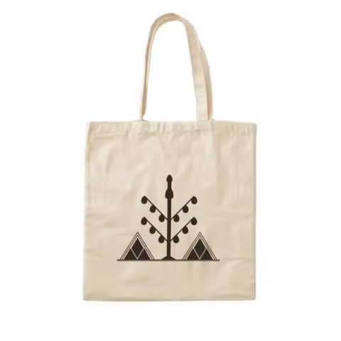 High Quality Handmade Recycled Cotton Tote Bag Long Handle Organic Promotional Shopping Bag Canvas Lining Customizable Logo